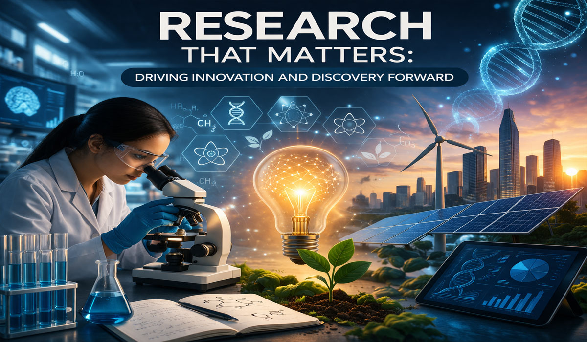 Research That Matters: Driving Innovation and Discovery Forward